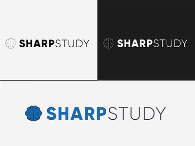 Sharp Study - Logo 2d art branding danialnazemi design flat graphic illustration illustrations inspiration logo passion typography vector website