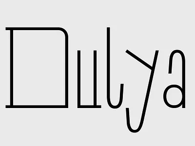 Dulya Free Font design download download free font font free sans serif typography