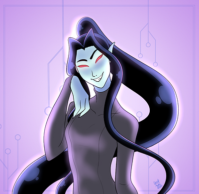 Space Demon character concept character design elf illustration illustration art illustration digital scifi