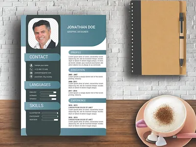 Resume Design awesome design corporate design creative design cv design minimalist resume design