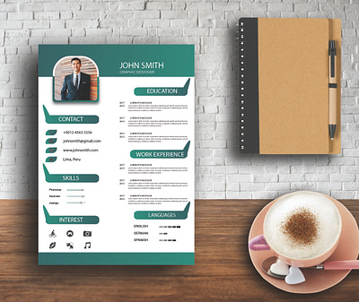 Resume Design awesome design corporate design creative design cv design minimalist resume design