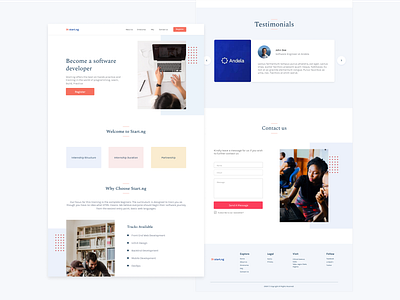 An Online Education Platform design education online online education ui ux web