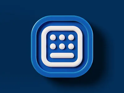 Room Reservation Icon - Color 3d 3d icon 3d logo app blender blue brand c4d calendar calendar icon cinema 4d cycles graphic design icon icons ios logo logo design render ui
