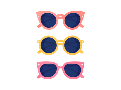 Day 236 - 366 Days of Illustration Challenge - MintSwift accessories digital illustration fashion fashion illustration flat design flat illustration flatdesign glasses illustration illustrations illustrator lens mintswift outfit shades summer summertime sunglasses vector art vector illustration