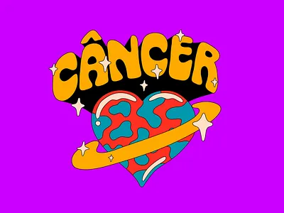 Signs Typography: Cancer type typography