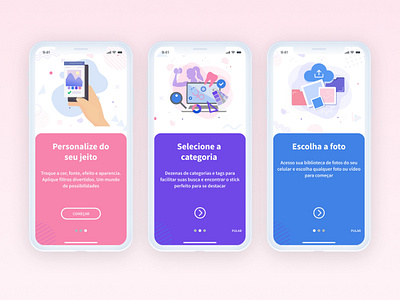 Onboarding - Sticky app design mobile mobile app mobile app design mobile design mobile ui onboarding onboarding screen onboarding screens onboarding ui ui ui ux uidesign uiux uxdesign uxui walkthrough walkthroughs