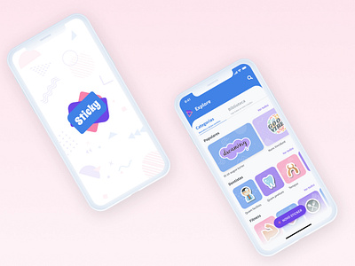 Sticky app design mobile mobile app mobile app design mobile design mobile ui ui ui ux uidesign uiux ux uxdesign uxui