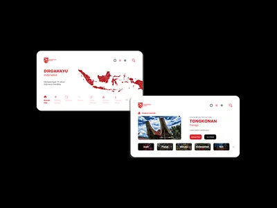 Celebrating Independence Day app design creative ui uiux