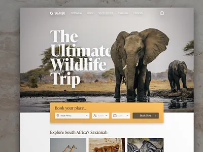 Daily UI 003 – Landing Page 003 daily ui dailyui003 landing page safari