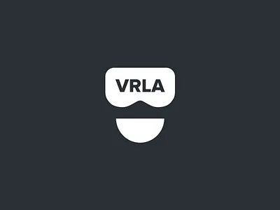 VRLA Logo ar augmented reality branding expo immersive technology logo los angeles meetup virtual reality virtual reality los angeles vr vrla