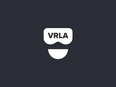 VRLA Logo ar augmented reality branding expo immersive technology logo los angeles meetup virtual reality virtual reality los angeles vr vrla