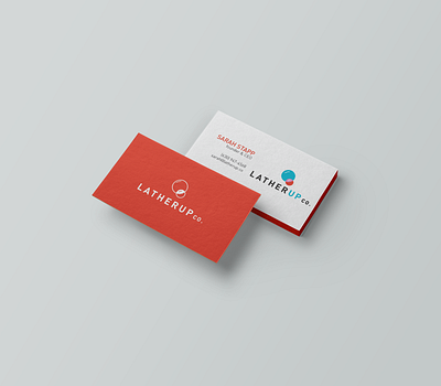 LatherUp Identity and Card branding business cards businesscard illustration logo