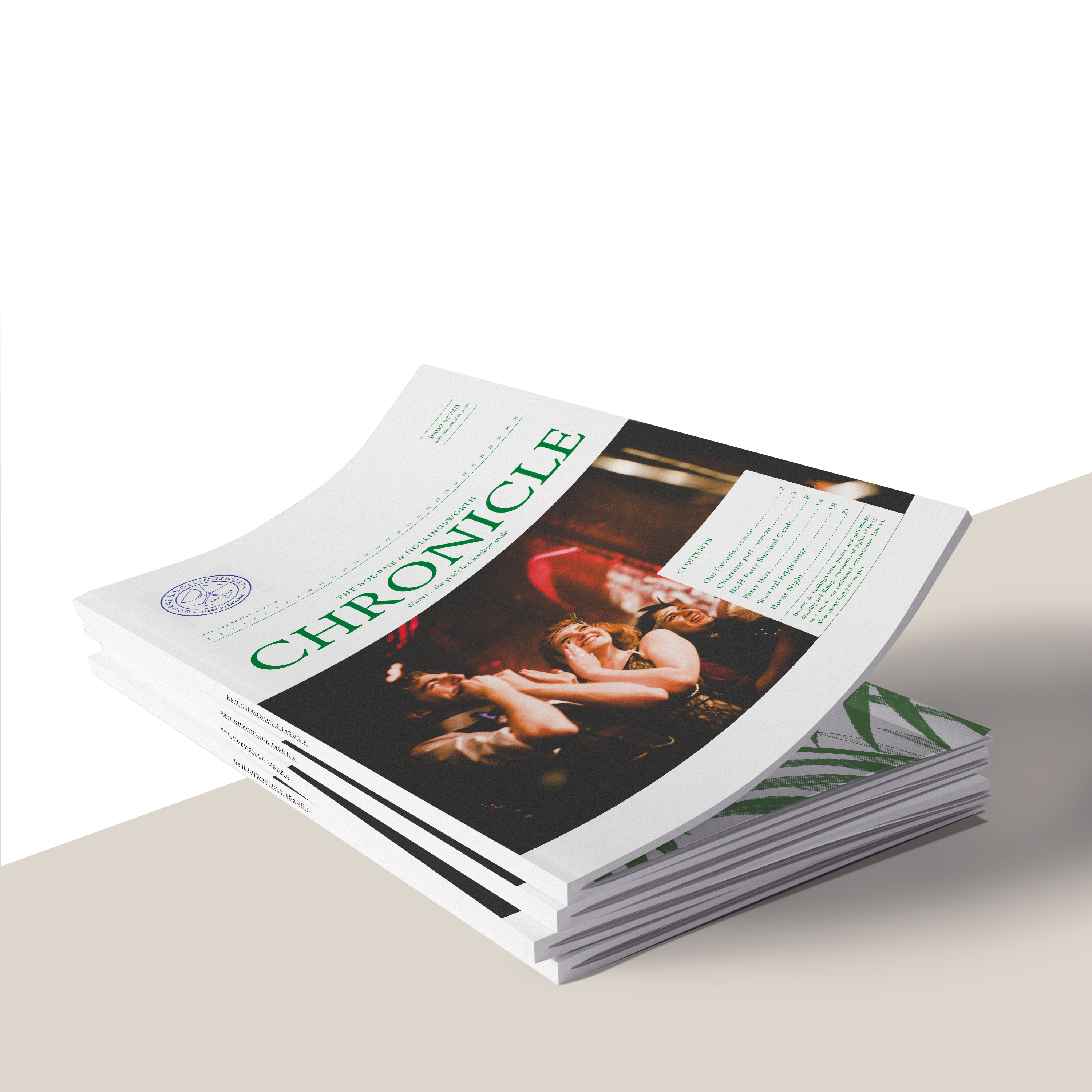 B&H Buildings branding design graphic design illustration logo magazine newsletter