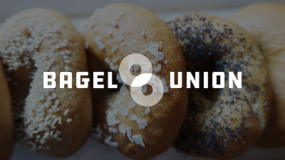 Bagel Union Brand bagels branding logo packaging portland typography