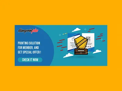 Promo Banner app banner design branding design flat icon illustration logo typography vector