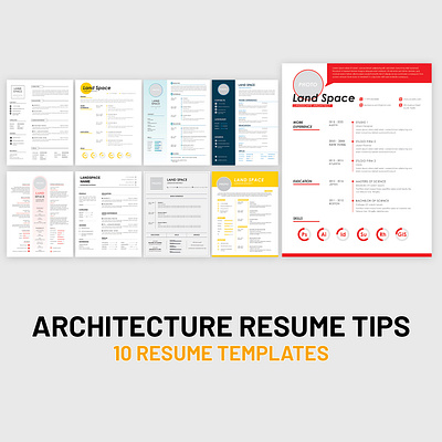 Designer Resume Templates architect architecture cv designer resume resume cv uidesign