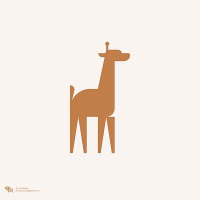 Giraffe Logo (Unused Mark) animal logo freelance designer logo logo design