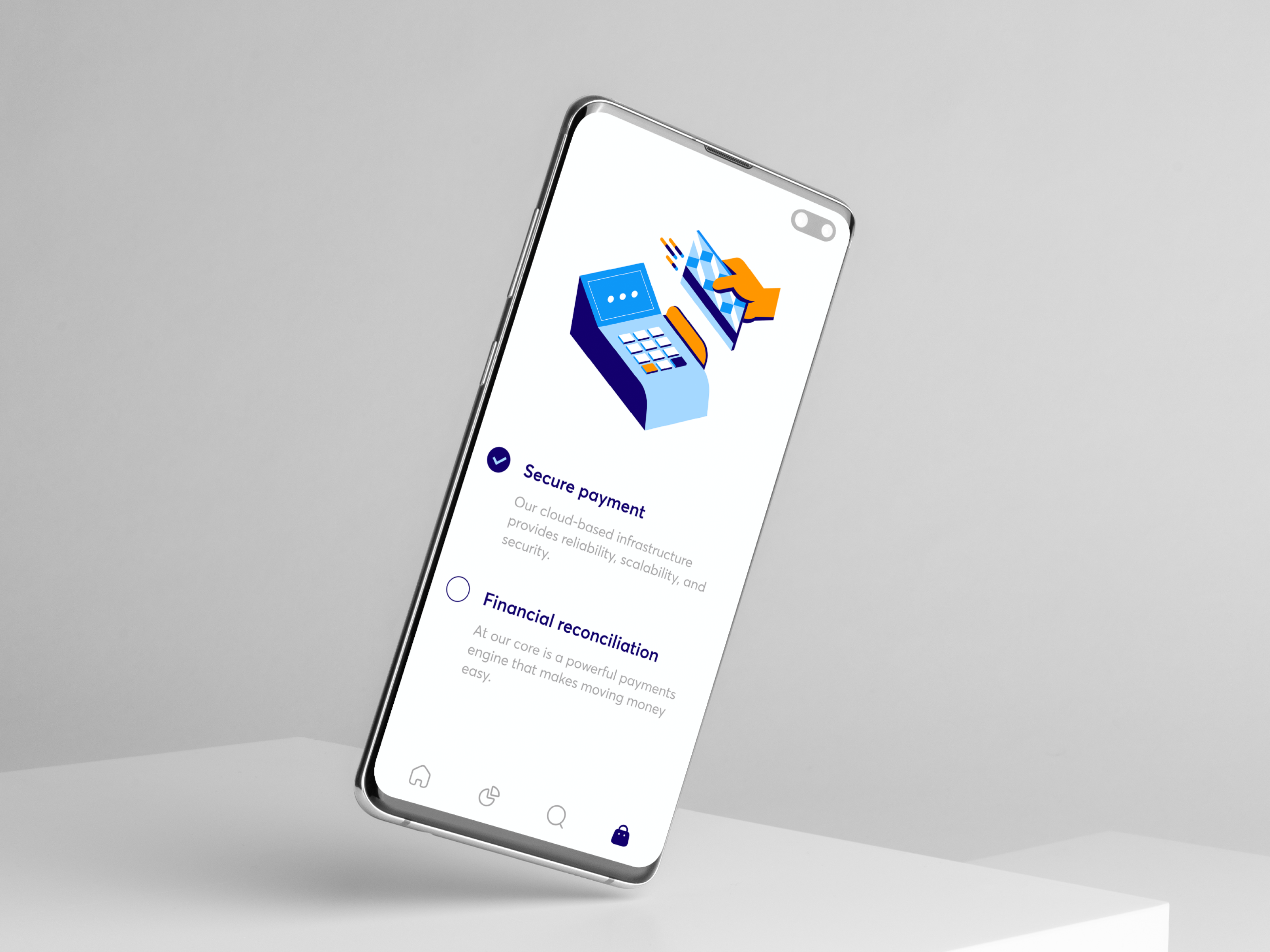 Payment services - App bank app banking bankingapp finance interface invoice minimal mobile mockup payment service sunday ui uiux
