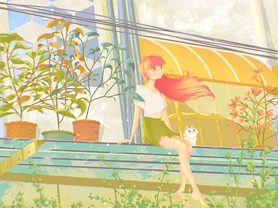 A breeze with a message design illustration