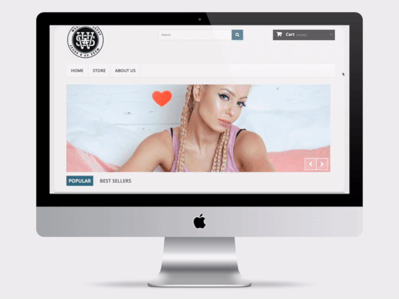 Wake Up & Squat - ecommerce design web