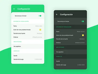 UI Challenge 007 - Settings android configuracion dailyui figma mobile app notes settings settings ui ui