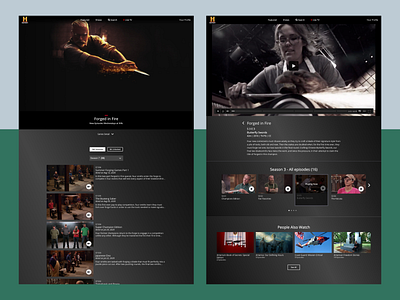 Streaming Screens branding design ui ux