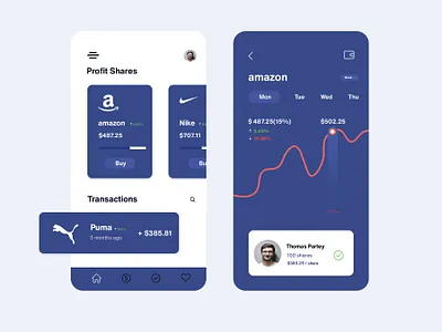 Trading App UI Design ui