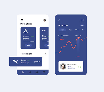 Trading App UI Design ui