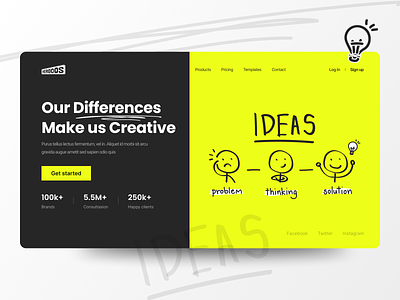 'Real Heroes' a real freebies of Hero/Header sections. FIGMA banner figma freebie freebies header hero ideas ill illustration landing page ui webdesign website