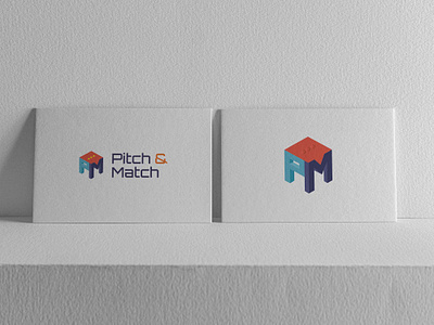 Pitch & Match - Logo Design branding corporate identity design graphic design illustration logo startup typography