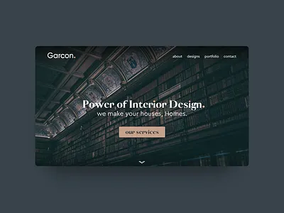 Garcon. | landing page design. adobexd branding ladning page logo ui uxdesign web websites xd design