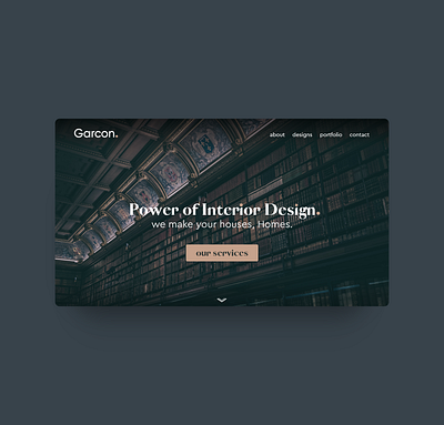 Garcon. | landing page design. adobexd branding ladning page logo ui uxdesign web websites xd design