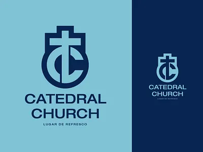 Catedral Church Logo - Final brand design branding catedral cathedral catholic church cross custom design god graphic design icon jesus logo logo design t texas trademark vector