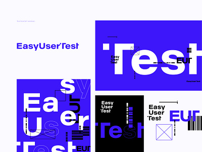 EasyUserTest branding design logo tonik typography ui ui design vector