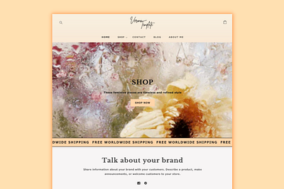 Sorbet Shopify Theme coding design shopify web design web design template website website template