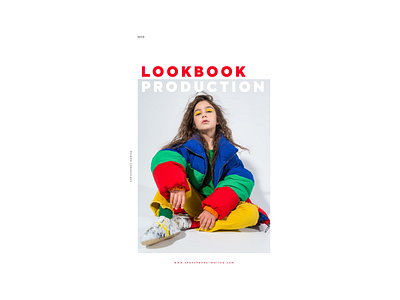 LOOKBOOK PRODUCTION clean design dribbble fashion illustration journal lookbook lookbook design minimal model models photogtapher production website