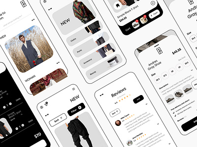 aassttiinn app adobexd brand design branding cloths fashion fashion brand flat ui ui design userinterface