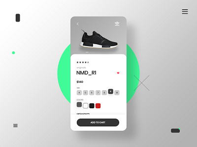 Customize Product UI Design - Daily UI 033 adobe photoshop customize product customizer daily ui dailyui dailyuichallenge design minimalistic mobile mobile app mobile design mobile ui modern ui web design webdesign