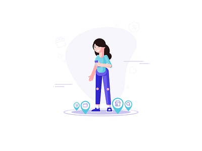 U Point best board card dribbble illustration on shot