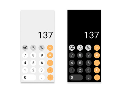 Daily UI: 004 Calculator