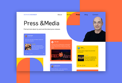Press Page/051 051 bernard werber daily 100 challenge dailyuichallenge design patterns press press page press release ui design uidesign