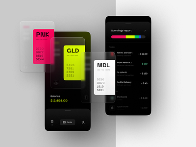 UBS Banking app | Balance & activity balance bank banking app credit card design system finance finance app financial financial report fintech fintech app fintech branding mobile application mobile banking neobank spendings transactions