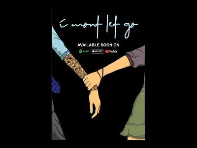 I wont let go art branding design illustration illustrator vector