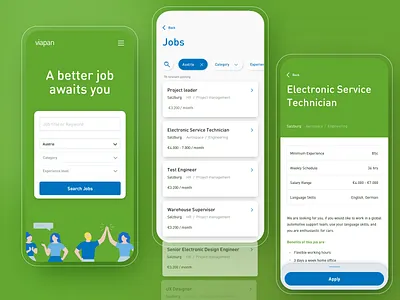 Job portal mobile web UI job board job listing mobile design mobile ui responsive website ui ui ux ui design uidesign ux design uxdesign