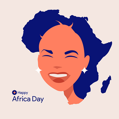 Google Womenwill Africa Day Illustration adobe illustrator illustration nigerian art vector