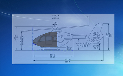 Helicopter EC 135 design