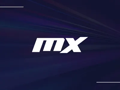 MX design flat icon illustrator logo typography vector