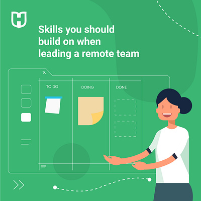 Hirefreehands Leading a Remote Team Illustration adobe illustrator adobeillustator illustration illustrator