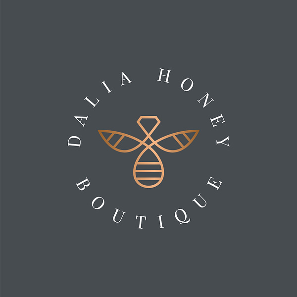 Dalia Honey Boutique - Logo Design by Dharasdesign on Dribbble