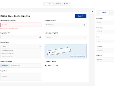 Form Builder - Desktop and Mobile app branding design graphic design typography ui ux vector